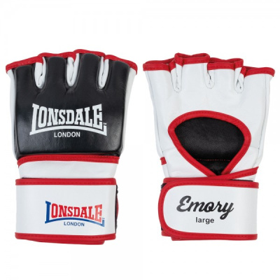 Перчатки Lonsdale MMA Emory L черн/бел/красн.