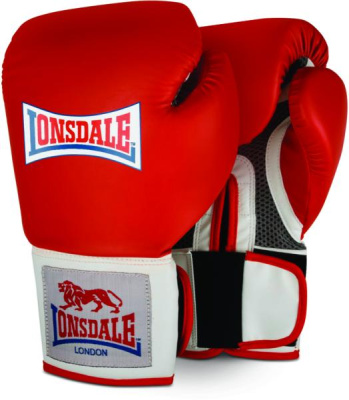 Перчатки тренировочные Lonsdale Brantford 10oz красн.